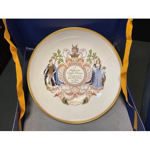 100 - A Royal Crown Derby English bone china Aldeburgh Festival commemorative bowl 'Death in Venice, first... 