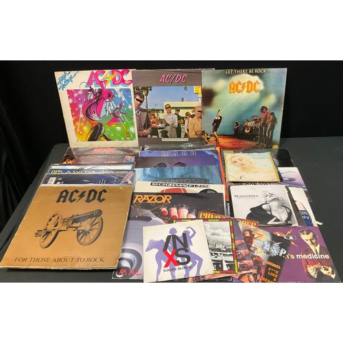 230 - Vinyl Records - Rock & Heavy Metal, LPs, 12 inch and seven inch singles, picture discs etc inc ACDC,... 