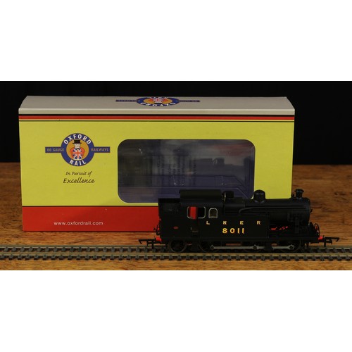 2348 - Oxford Rail OO Gauge OR76N7002 LNER N7 0-6-2 locomotive, LNER black livery, No.8011. boxed with inst... 