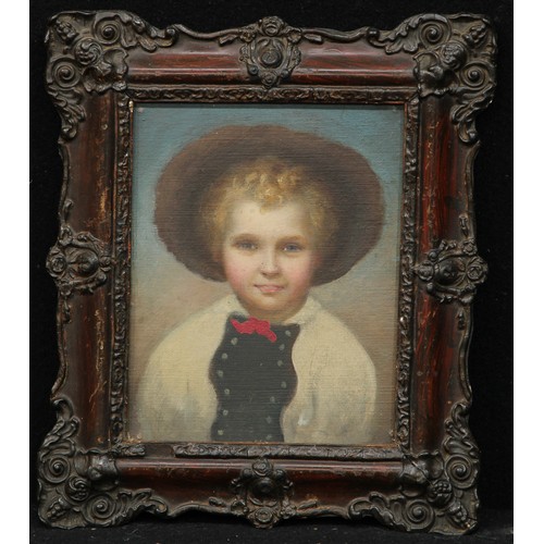 463 - English School (early 20th century)
Portrait of a Boy
oil on board, 17cm x 13cm