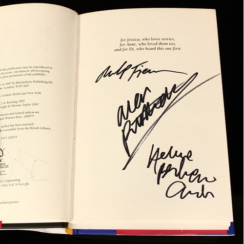 2459 - Autographs, Harry Potter - Rowling (J.K.) Harry Potter and the Philosopher's Stone, hardback book wi... 