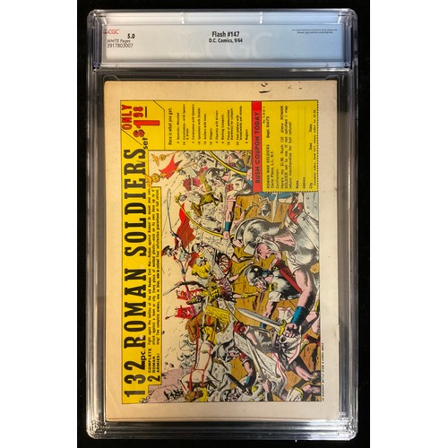 2542 - The Flash #147 (1964) CGC Graded 5.0 white pages. 2nd Reverse Flash Appearance. Carmine Infantino ar... 