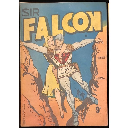 2547 - 7, Golden Age International comics. (Australia, Canada, New Zealand). Sir Falcon #15 (1956). Zor The... 