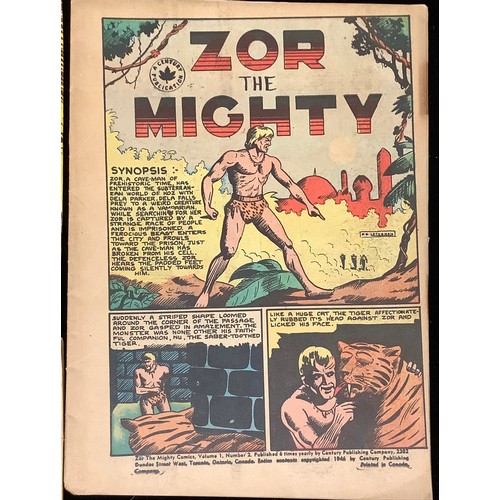 2547 - 7, Golden Age International comics. (Australia, Canada, New Zealand). Sir Falcon #15 (1956). Zor The... 