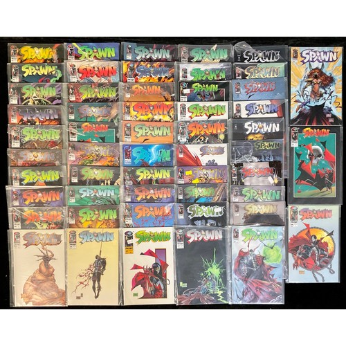 2553 - A collection of approx 53 Spawn Comics ranging from #18 - 70. approx VN. Todd Mcfarlane story and Ar... 