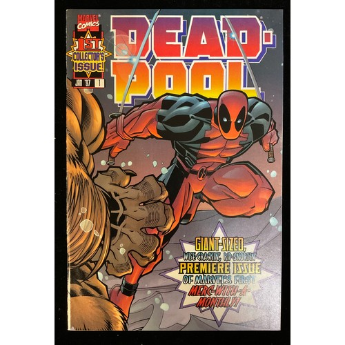 2554 - 34 Deadpool comics. Deadpool vol.1 #1- 17 (and issue -1). 1997-'98 some with Duplicates. Deadpool Vo... 