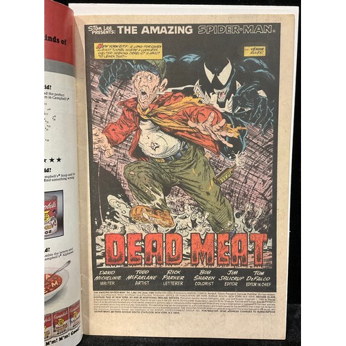 2556 - The Amazing Spider-man #316 (1989) Todd Mcfarlane Cover art. First Venom Cover appearance. Approx VF... 