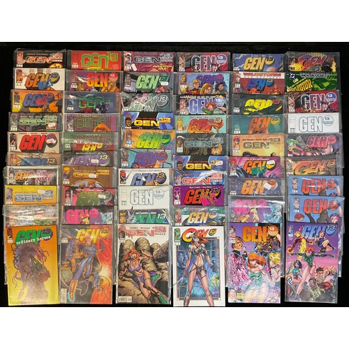 2560 - 50+ Gen-13 Comics. Including vol 1. #1 (with poster) and vol. 2 #2. Modern Age 1990's Image Comics. ... 