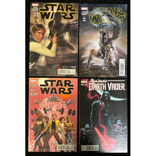 2565 - 4 Star Wars comics. Star Wars: Darth Vader #1 Portacio variant (2015). 1st Black Krrsantan. Star War... 