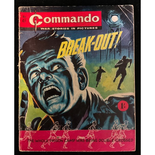 2566 - 7 Silver Age Commando comics. #41, #44, #47, #49, #166, #168, #194. (1960s) British war comics. Low ... 