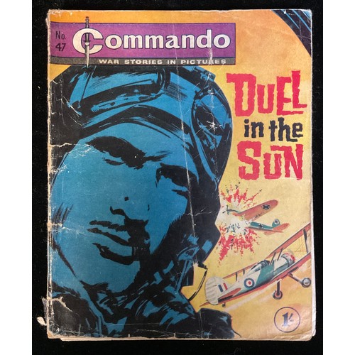 2566 - 7 Silver Age Commando comics. #41, #44, #47, #49, #166, #168, #194. (1960s) British war comics. Low ... 