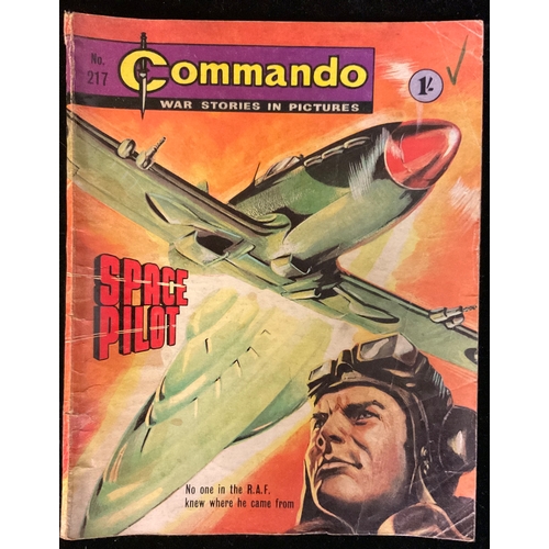 2571 - 57 Commando Comics, 200 & 300 series. D. C. THOMSON & co publishing, London. 1966-1969. Mixed low gr... 