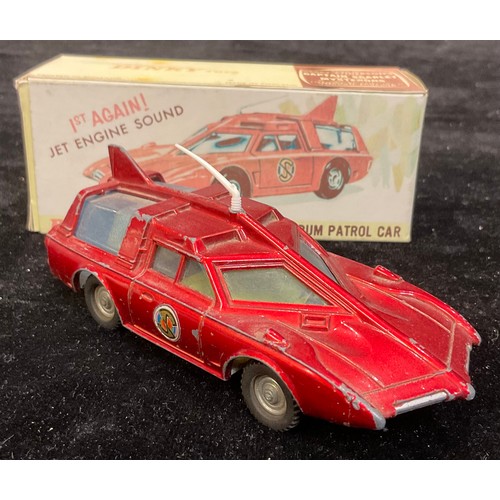 664 - Toys & Juvenalia - Dinky Toys 103 Captain Scarlet Spectrum Patrol car, metallic red body, lemon yell... 