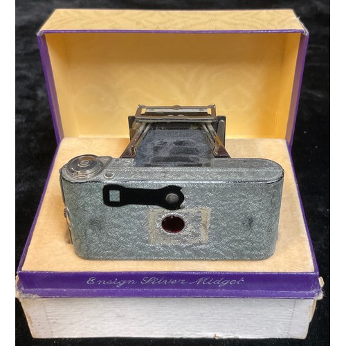 683 - An Ensign Silver Midget camera, boxed, c.1935