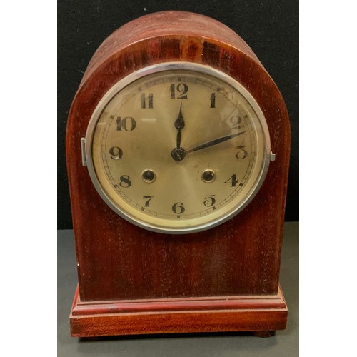 168 - A late Victorian Admiral Fitzroy oak cased barometer, 99.5cm long (missing fluids);  a domed mahogan... 