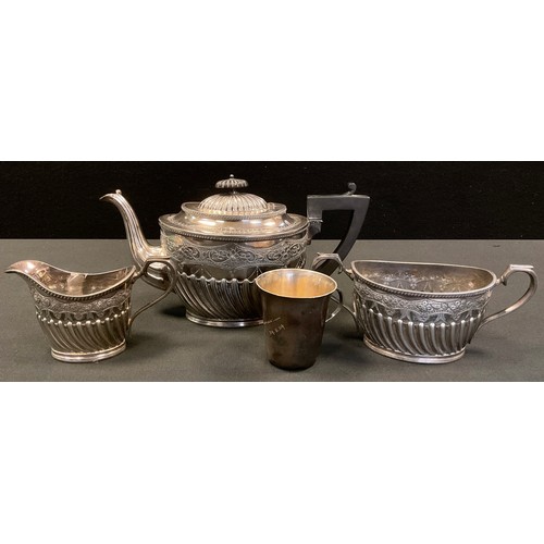 172 - An E.P.B.M. three piece tea service, c.1890