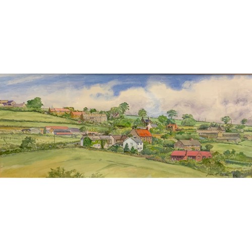 309 - Frank Sherwin (1896-1985) Alfriston Sussex, signed, watercolour, 30cm x 50cm;  Jean C Coulton, West ... 