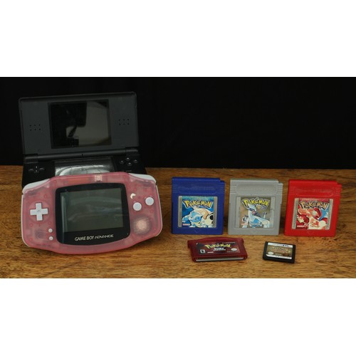 2465A - Vintage Gaming and Technology - a Nintendo DS lite console, model no.USG-001, together with a Ninten... 