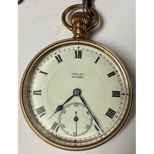 1186 - A 9ct rose gold open face pocket watch, white enamel dial, Roman numerals, subsidiary seconds dial, ... 