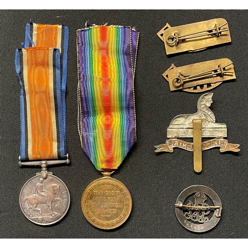 5010 - WW1 British Medal Group and Silver War Badge to 43732 Pte William Tagg, Lincolnshire Regt comprising... 