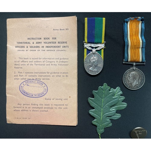 5021 - British ERII Efficiency medal to 22752896 Cpl K Newton, Cheshire Regiment. Complete with ribbon and ... 