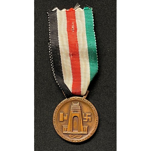 5042 - WW2 Third Reich Medaille für den Italiensch-Deutschen Feldzug in Afrika - Italian/German African Cam... 