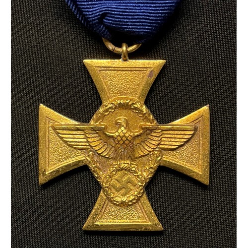 5072 - WW2 Third Reich Polizei Dienstauszeichnung 1. Stufe (25 Jahre) - Police Long Service Award 1st Class... 