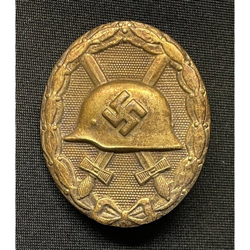 5077 - WW2 Third Reich Verwundetenabzeichen 1939 in Silber - Wound badge 1939 in Silver. Early Tombak examp... 