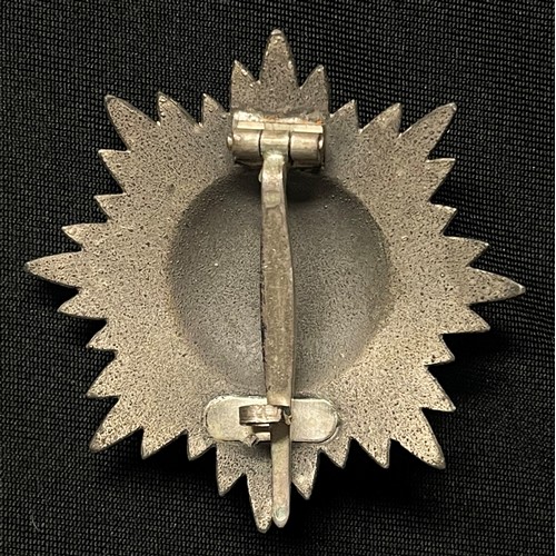 5078 - WW2 Third Reich Ostvolkmedaille 1er Klasse in Silber - Ostvolk Medal 1st Class in Silver. Pin maker ... 