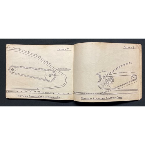 5116 - WW1 Rare British Tank Manual: Mechanical Maintenance of the Mark IV Tank, issued by the General Staf... 