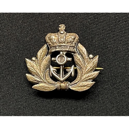 5133 - WW1 British Royal Navy Sweetheart collection: HMS Starfish Sweeheart Brooch in hallmarked silver, Bi... 
