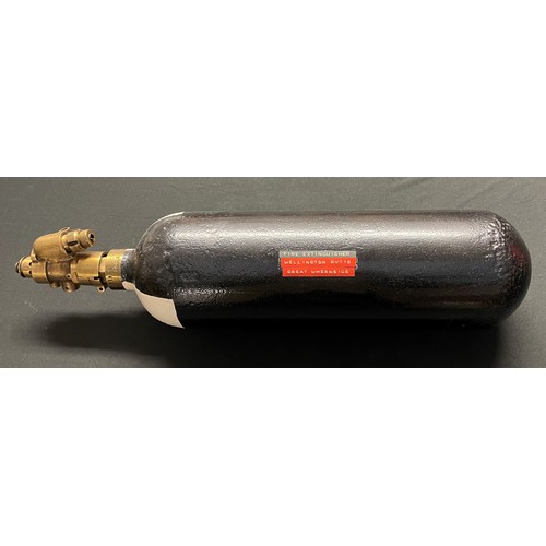 5176 - WW2 British RAF Wellington Bomber Fire Extinguisher. Dated 5/41. Recovered from Wellington DV718 whi... 