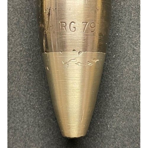 5184 - WW2 British 20mm M21A1 Cannon Rounds INERT & FFE dated 1942 x 2: Post War 30mm Practise Cannon Round... 