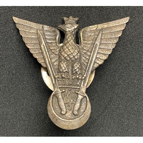 WW2 Free Polish Army Cap Badge with screwback fitting: Polish Army ...