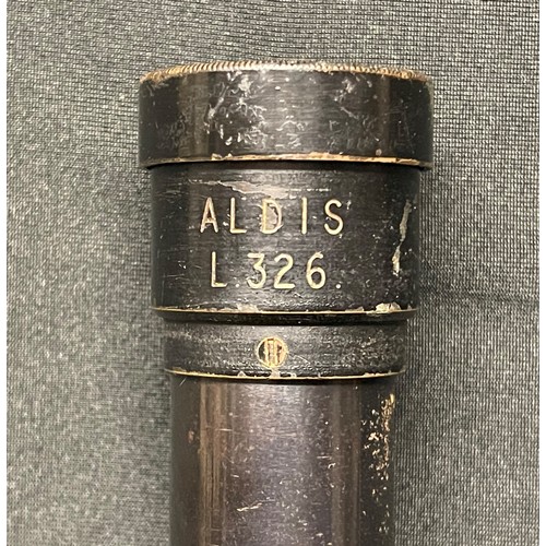 5191 - WW2 British Aldis L326 gun sight. 33cm in length.