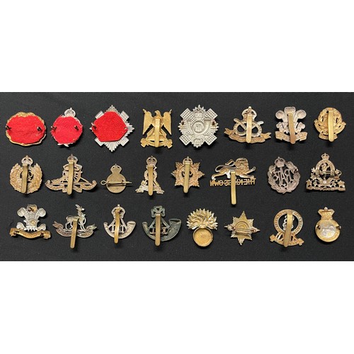 5193 - WW2 British Cap Badges to include: South Lancs: Kings Own: Royal Scots Dragoon Guards: Welch Regt: R... 