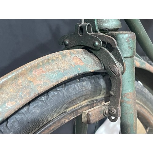 5205 - WW2 British BSA Paratroopers Folding Bicycle. Original unrestored condition. Frame number R49229. Th... 