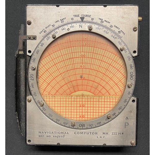 5214 - WW2 British RAF Navigational Computors MK III H*. Ref No.6B/250. Three examples. All have some damag... 