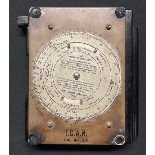 5214 - WW2 British RAF Navigational Computors MK III H*. Ref No.6B/250. Three examples. All have some damag... 