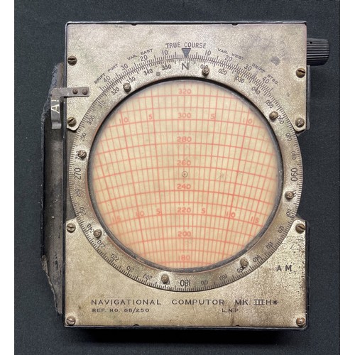 5214 - WW2 British RAF Navigational Computors MK III H*. Ref No.6B/250. Three examples. All have some damag... 