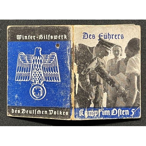 5229 - WW2 Third Reich - an album of large format Adolf Hitler cigarette cards comprising of 40 cards, all ... 