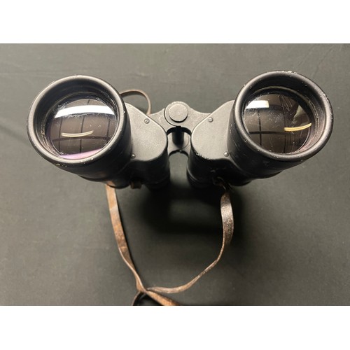 5259 - WW2 Third Reich 7x50 Binoculars serial number 60224. Maker marked 