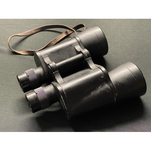 5259 - WW2 Third Reich 7x50 Binoculars serial number 60224. Maker marked 