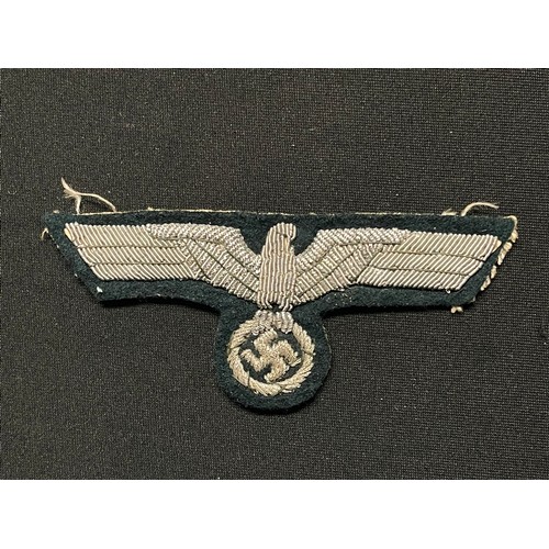 5271 - WW2 Third Reich Heer & KM cloth insignia: KM Coastal Artillery single shoulder strap: Heer Officers ... 