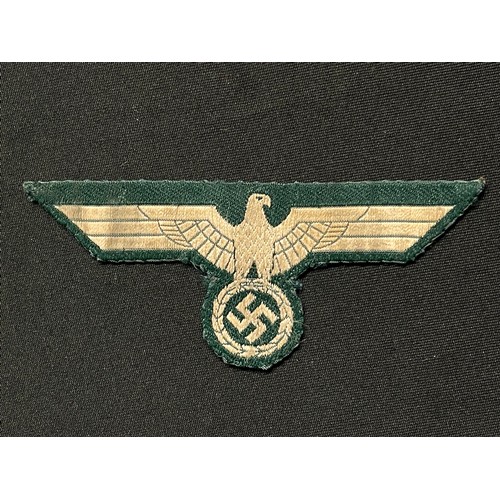 5271 - WW2 Third Reich Heer & KM cloth insignia: KM Coastal Artillery single shoulder strap: Heer Officers ... 