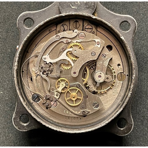 5274 - WW2 Third Reich Luftwaffe Junghans Cockpit Clock Bo Urh I Fl 23885. Case numbered 13456. Movement nu... 