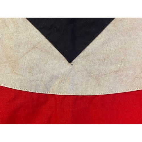 5282 - WW2 Third Reich National Ground to Air Recognition Flag. Multipart Construction. Selvedge edges. Spr... 