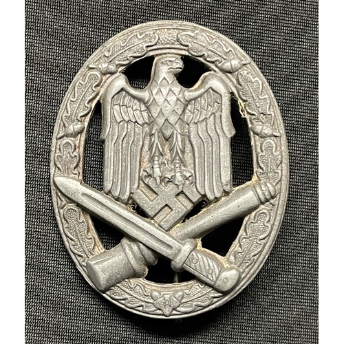 5288 - WW2 Third Reich Allgemeines Sturmabzeichen. Maker marked 