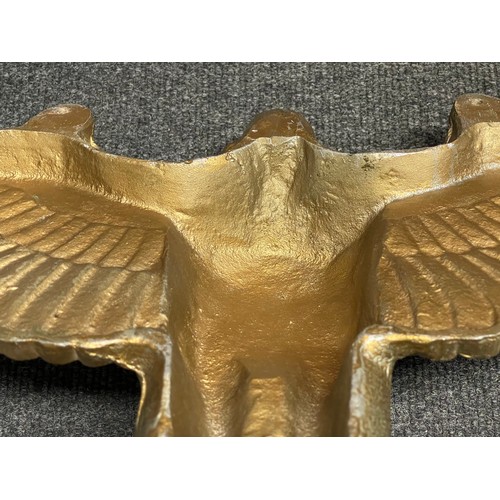 5295 - WW2 Third Reich Large Kreigsmarine U Boat or E Boat Reichsadler Cast Alloy Eagle, 715mm x 400mm. Dep... 