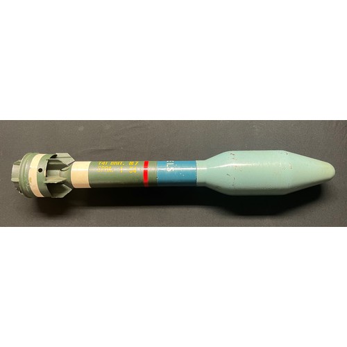 5299 - British 1 LCOO2 Rocket 3.5 inch Practise M20 Super Bazooka Round . INERT & FFE. Dated 1-54.